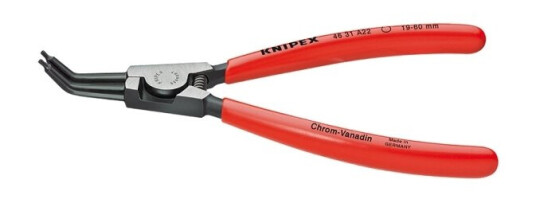 Knipex 46 31 A02, Låseringtang, Kromvanadiumstål, Plast, Rød, 130 Mm, 83 G