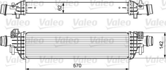 Intercooler VALEO 818628