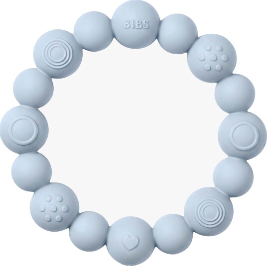 BIBS Beaded Bitering, Baby Blue