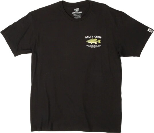 Salty Crew Men's Bigmouth Short Sleeve Premium Tee Black M