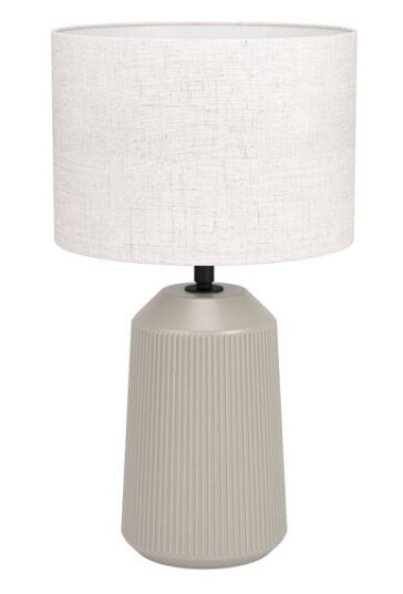 MS Capalbio Bordlampe E27 Sand Hvit Skjerm MS Capalbio Bordlampe E27 Sand Hvit Skjerm