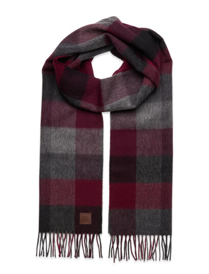 Amanda Christensen Scarf - Burgundy - ONE SIZE Amanda Christensen Scarf - Burgundy - ONE SIZE