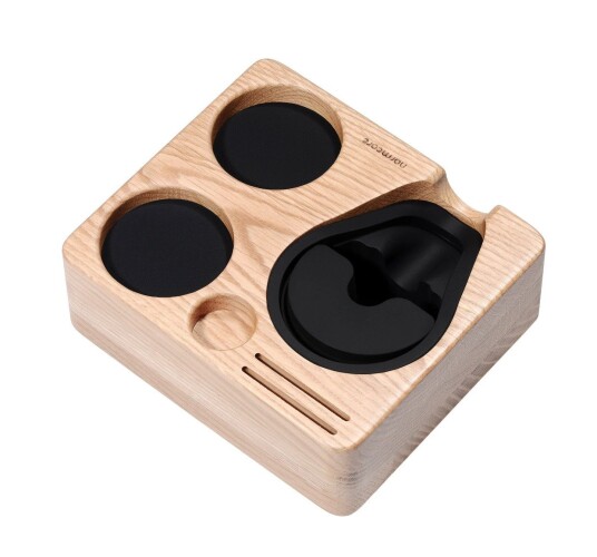 Normcore Compact Espresso Tamping Station - Oak