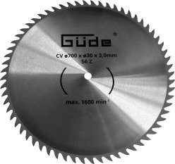 Güde Sagblad Cv For Vedkappsag 56 Tenner 700mm