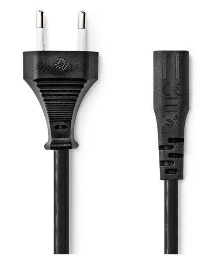 Nedis Euro Hann Strømkabel 2m IEC-320-C1 Sort