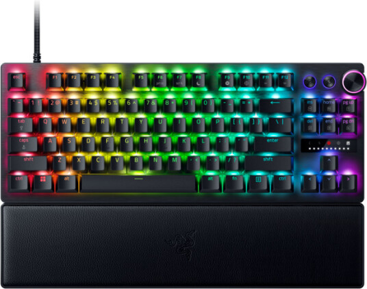 Razer Huntsman V3 Pro Tenkeyless Gaming Tastatur med RGB Belysning Nordisk Svart
