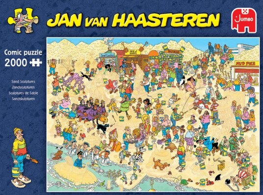 Jan Van Haasteren Sand Sculptures Puslespill 2000 brikker Jumbo
