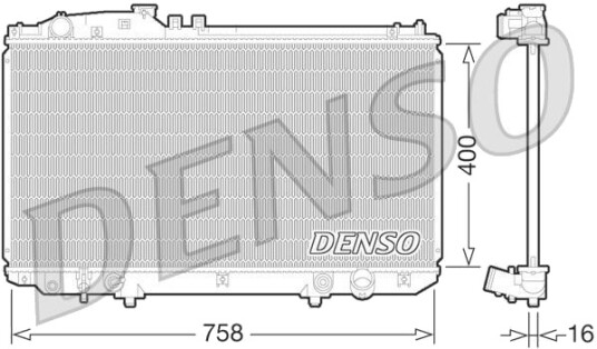 DENSO DRM51009 Radiator motorkjøling