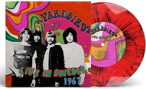 The Yardbirds  Live In Sweden 1967  LP/Vinyl