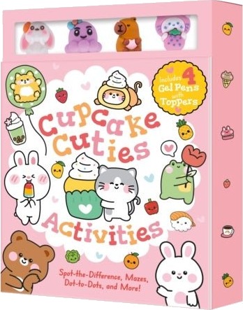 Cupcake Cuties Activities: Includes 4 Gel Pens with Adorable Animal Pen Toppers