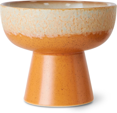 HKliving 70's tapasbolle på fot S Ø11x9,5 cm Dunes