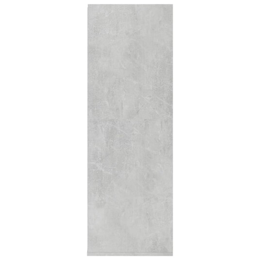 vidaXL Skohylle betonggr? 54x34x100,5 cm konstruert tre