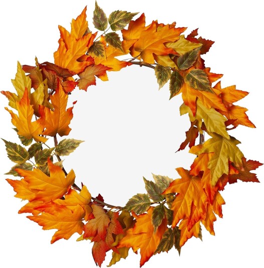 Jotex Krans Autumn 45 cm Oransje 1937259010