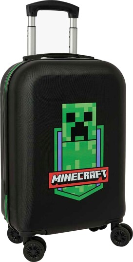 Minecraft Kabin Koffert 38L, Grønn/Svart