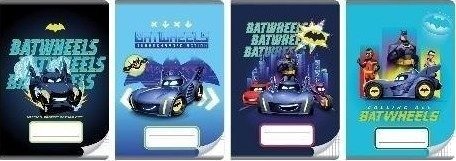 Notebook A5/16K Rutenett Batman (20 Stk) Notebook A5/16K Rutenett Batman (20 Stk)