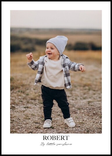 Baby or Child Personalized Name Plakat Plakat / 100x150cm Baby or Child Personalized Name Plakat Plakat / 100x150cm