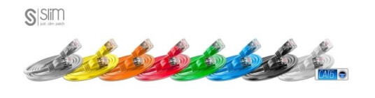 Slim Patchcords Slim Light Stp 1 M Cat6 U/Ftp Stp Rj-45 Rj-45 Grå