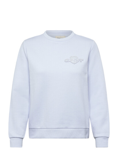 GANT Reg Tonal Shield C Neck Sweat Blue XL GANT Reg Tonal Shield C Neck Sweat Blue XL