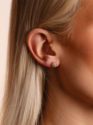 Snö Of Sweden Bennet Crystal Ear Gull ONE SIZE