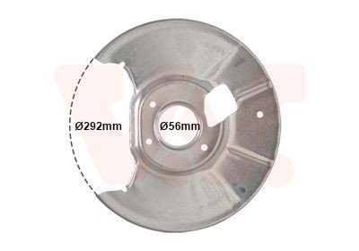 Bremseskjold VAN WEZEL 2754373 Bremseskjold VAN WEZEL 2754373