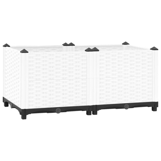 vidaXL Høybed 80x40x38 cm polypropylen