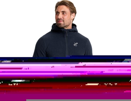 Revolutionrace Herre Overdeler Fleece & midlayers Hiker Fleece Hoodie Herre Deep Navy 3XL
