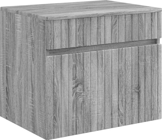  Vegghengt Badskap Grå Sonoma 59 x 44,5 x 50 cm Konstruert tre