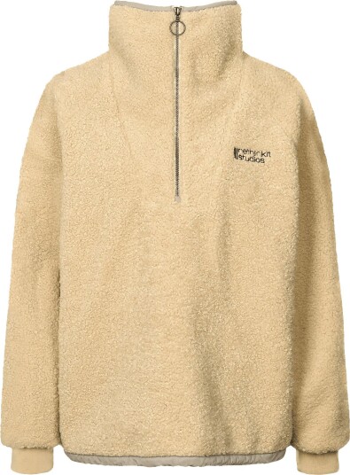 Rethinkit Studios Half Zip Mount Pile   SANDSHELL   XL