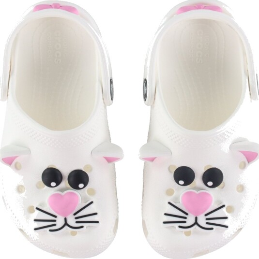 Crocs Sandaler   Classic+ IAM CAT Tresko T   Hvit/Rosa   Crocs   24/25   Sandals   24 25