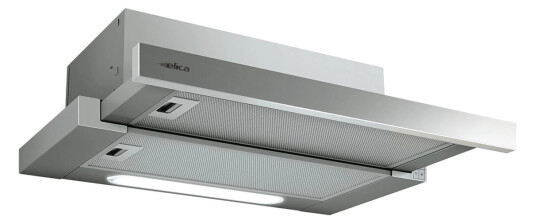 Elica Tel 60 SS Inox Uttrekkbar Ventilator 59,8 cm Grå