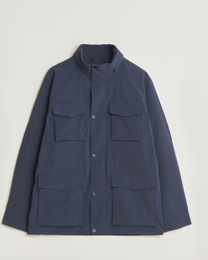 Gant Lightweight 4 Pocket Field Jacket Evening Blue