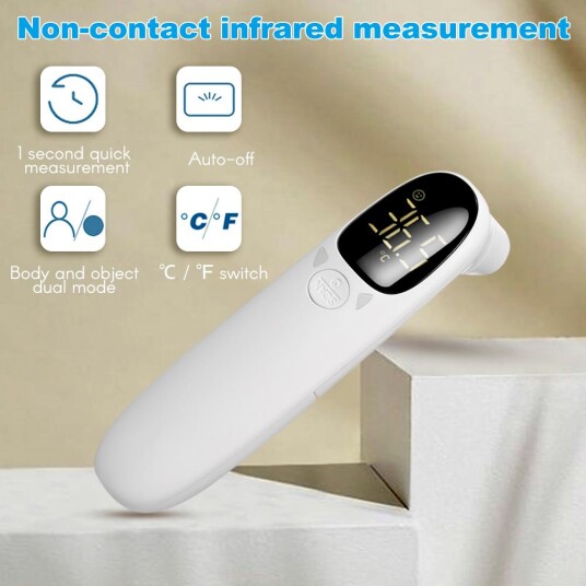 Stort LCD IR-termometer Febertermometer Stort LCD IR-termometer Febertermometer