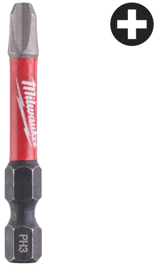 Milwaukee Shockwave PH3 50mm Skrubits for Elektroverktøy