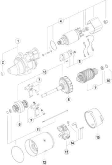MAHLE MS 36 Starter