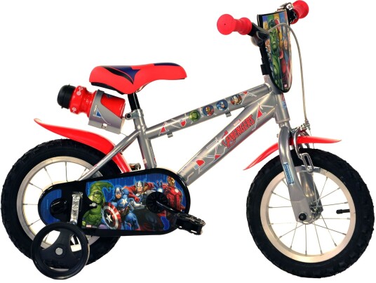 Marvel Avengers Sykkel 12 tommer Metallic Grå