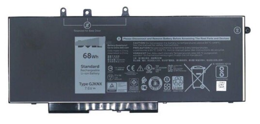 DELL batteri til bærbar PC - Li-Ion - 8500 mAh - 68 Wh (GD1JP) DELL batteri til bærbar PC - Li-Ion - 8500 mAh - 68 Wh (GD1JP)