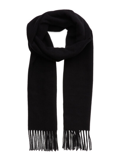 Oscar Jacobson Scarf - Black - ONE SIZE