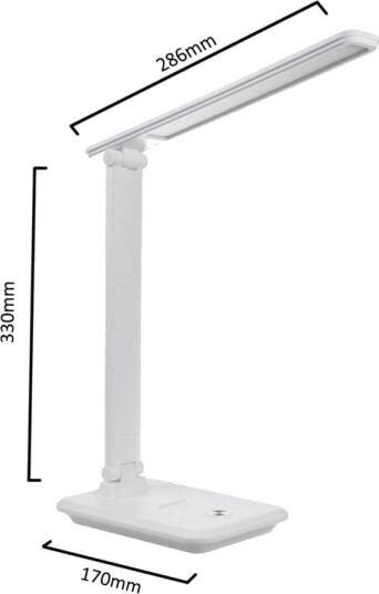 Maclean Skrivebordslampe Hvit Mce616w