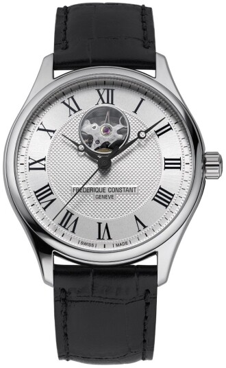 Frederique Constant Herreklokke FC 310MC5B6 Classics Sølvfarget/Lær