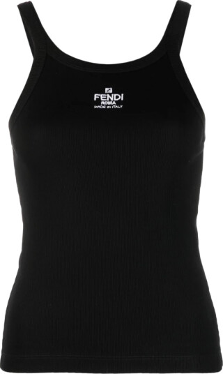 Fendi Dame Topper Svart M Fendi Dame Topper Svart M
