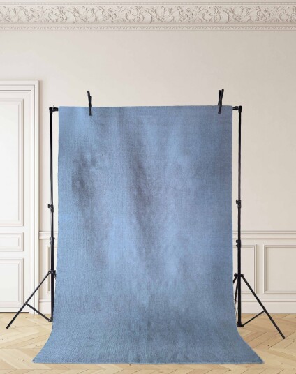 Ullteppe Hamilton Faded Denim Størrelse: 300 x 400 cm