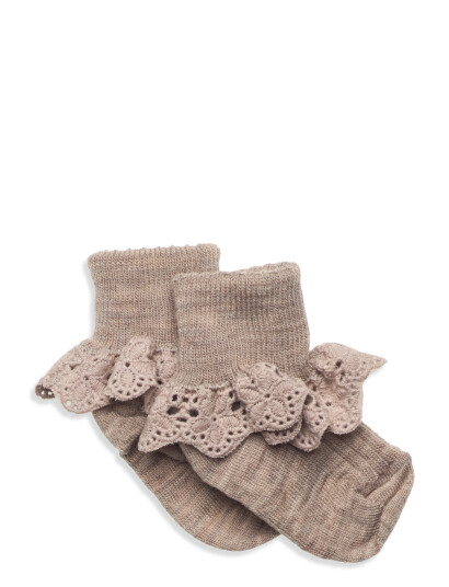 mp Denmark Lea Socks Lace Beige 17/18