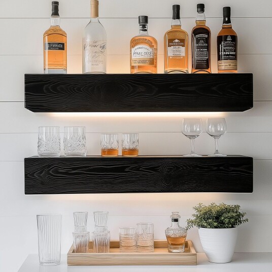 Decorative Wooden Wall Shelf Hanah Home -