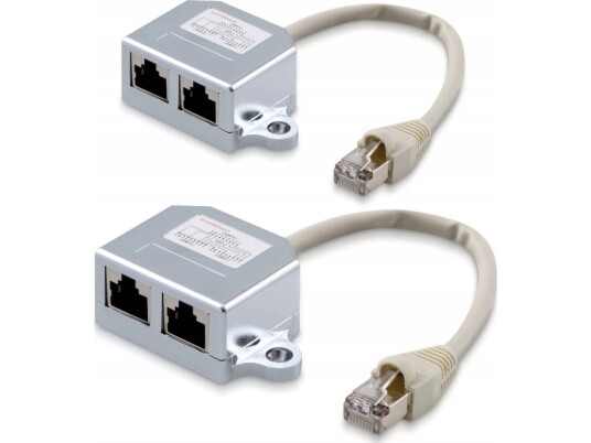 „Premiumcord“ Modulinis Rj45 2 Prievadų 10/100Base T SMD2