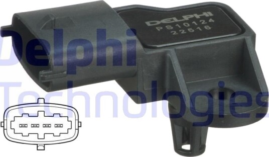 Ladetrykk sensor DELPHI PS10124 Ladetrykk sensor DELPHI PS10124