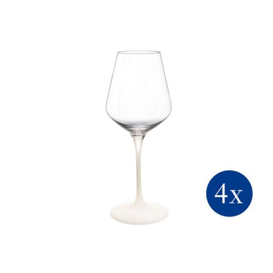 Villeroy & Boch Manufacture Rock hvitvinsglass 38 cl 4-pk Klar-hvit
