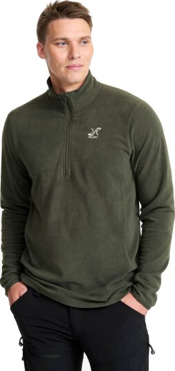 Revolutionrace Herre Overdeler Fleece & midlayers Hiker Half zip Fleece Herre Mango Mint XS