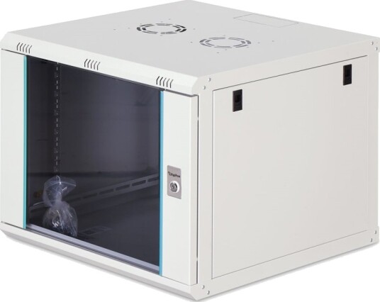 Digitus Nettverksskap Dynamic 19" 9U 600X600 Glassdør Grå Umontert 60 Kg Digitus Nettverksskap Dynamic 19" 9U 600X600 Glassdør Grå Umontert 60 Kg
