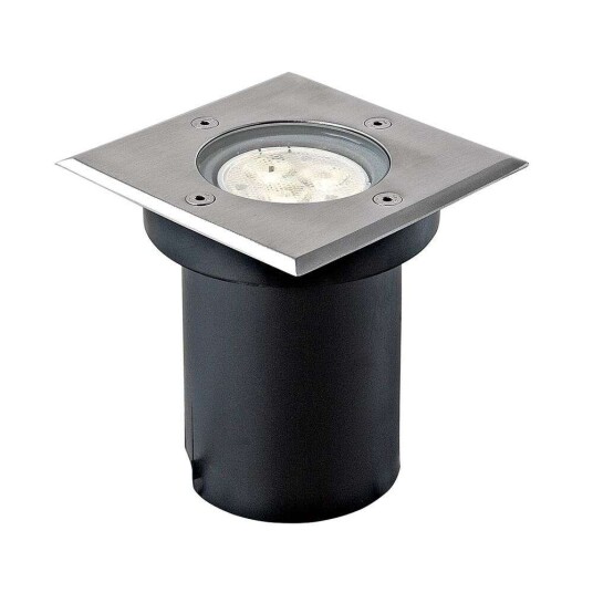 Lucande Kantet LED-gulvinnbyggingslampe Ava, IP67 Lucande Kantet LED-gulvinnbyggingslampe Ava, IP67