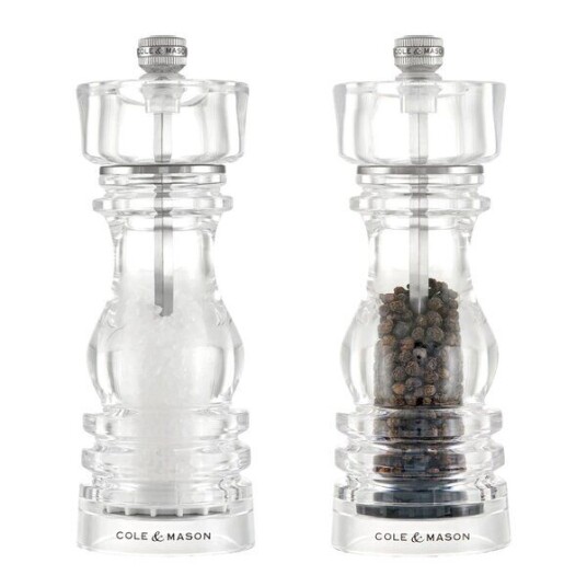Cole & Mason London saltog pepperkvern 18 cm klar Cole & Mason London saltog pepperkvern 18 cm klar